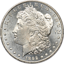 1892-CC PCGS MS-63PL.