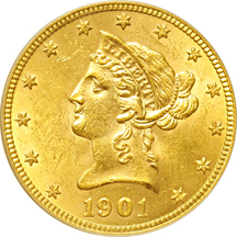 1901 PCGS MS-62.