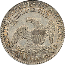 1821 (O-105a, R.1) ANACS AU-50.