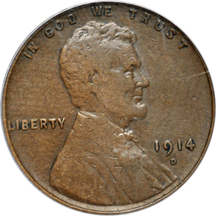 1914-D PCGS F-12.