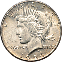 1924-S PCGS MS-62.