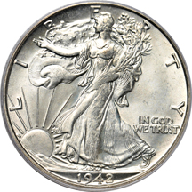 1942-S PCGS MS-66.