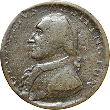 Undated (1795) Washington North Wales Halfpenny (Breen 1295, Baker 34, R.4, 97.2 grains. VF.