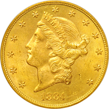 1884-S PCGS MS-64.