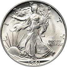 Five 1941-S PCGS MS-64.