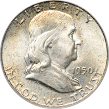 Two 1950 PCGS MS-66FBL.