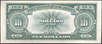 1923 $10.00.  VF.
