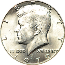 Complete set of Kennedy half-dollars (1964 through 2008-S Silver) in a Dansco 8166 album.