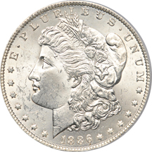 1886-O PCGS MS-63.