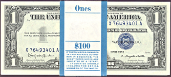 Pack of 1957-B $1.00.  CHCU.