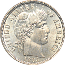 1893-O PCGS MS-64.