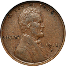 1914-D NGC VF-35 BN.