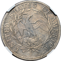 1796 "15 Stars on Obverse" (O-101, R.5). NGC VF-30.