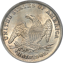 1838 PCGS MS-61.