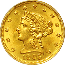 1905 PCGS MS-64.