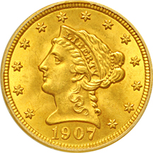 1907 PCGS MS-64.