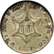 1851 NGC MS-64 (no line).