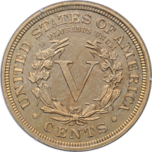 1910 PCGS PF-64 (rattler).