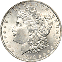 1890 PCGS MS-64.