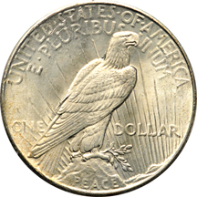 1925 PCGS MS-65 (rattler) CAC.