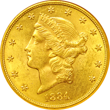 1884-S ANACS MS-60.