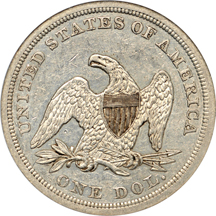 1849 NGC AU-53.