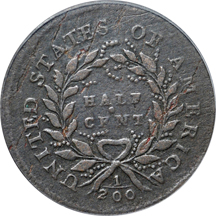 1793 (C-3, R.3) PCGS F-15.