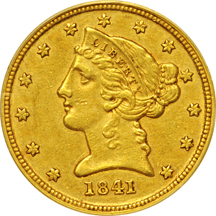 1841-D PCGS XF-45.