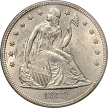 1859-O PCGS MS-61.