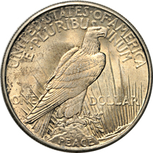 1921 MS-60/obverse damage.