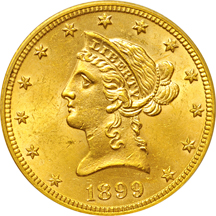 1899 PCGS MS-62.