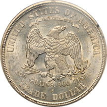 1875-S PCGS MS-63.