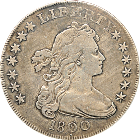 1800 Dotted Date (B-14, BB-194, R.3). ANACS VF-25.