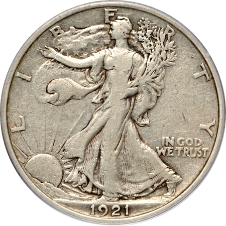 1921 PCGS VF-30.