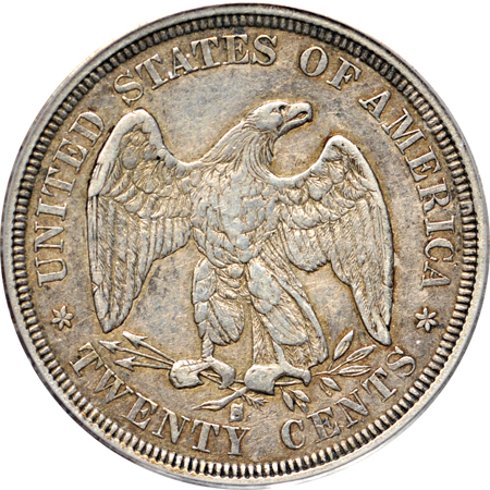 1875-S PCGS XF-40.