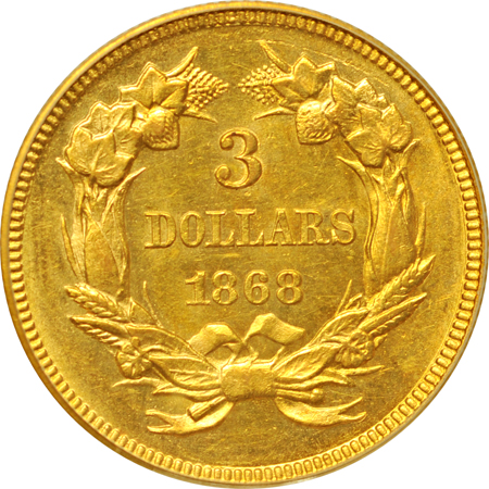 1868 PCGS MS-63.