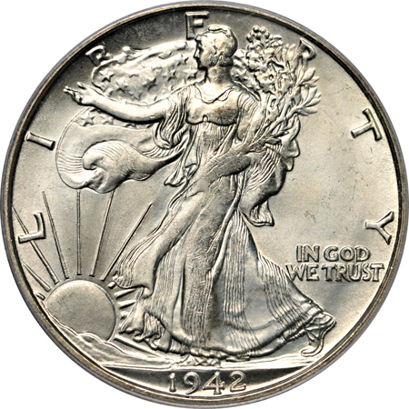 1942-S PCGS MS-66.