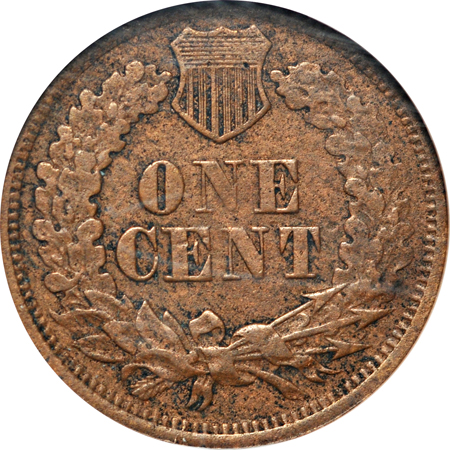 1866 (VP-006, Snow-10) NGC XF-40 BN.