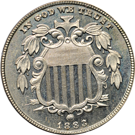 1883 PCGS PF-64.