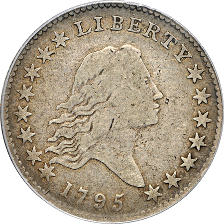 1795 (O-117, R.4) PCGS F-12.