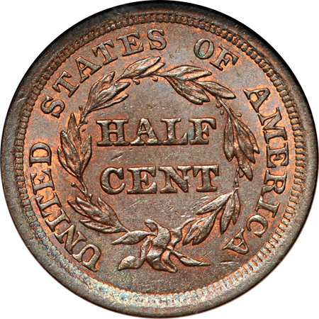 1857 (C-1, R.1) NGC MS-64 RB.