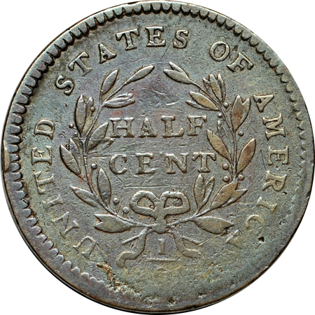 1794 (C-6a, R.5+) VG/nice color.