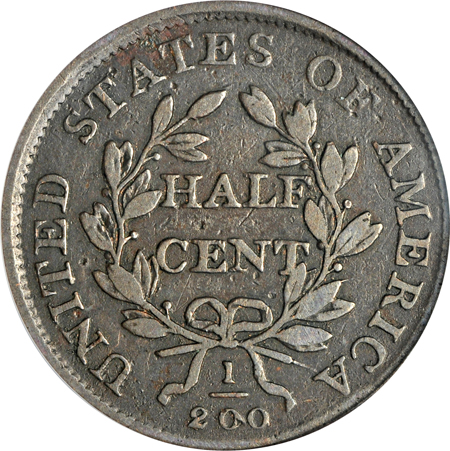 1808 8 over 7 (C-2, R.3). PCGS F-15.