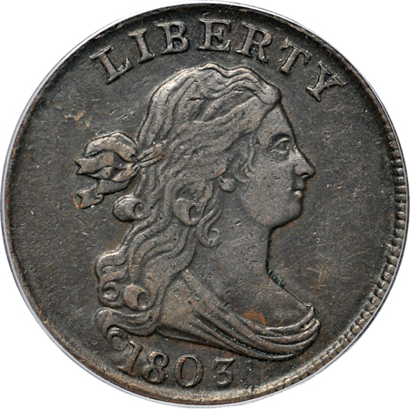 1803 (C-3, R.1) PCGS XF-40.