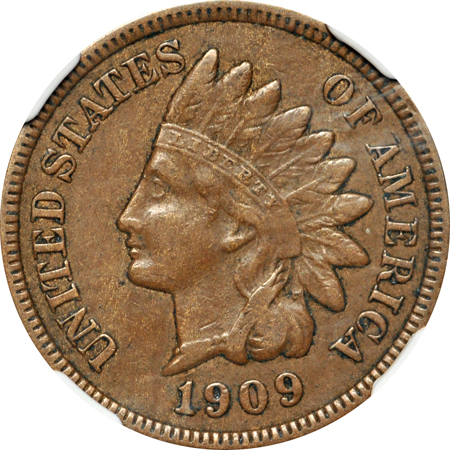 1909-S NGC XF-45 BN.