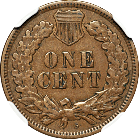 1909-S NGC XF-45 BN.