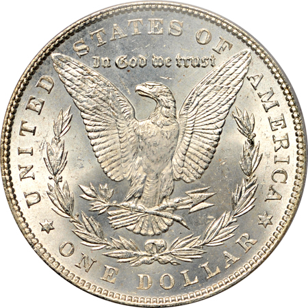 1886 PCGS MS-66.