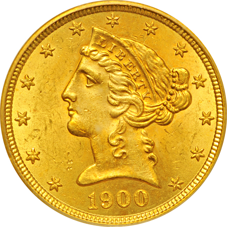 1881, 1895, and 1900, all PCGS MS-63.