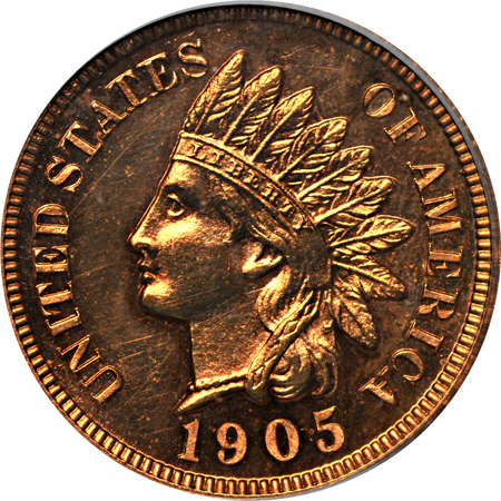 1905 PCGS Proof Genuine/questionable color.