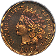 1904 PCGS PF-65RB.